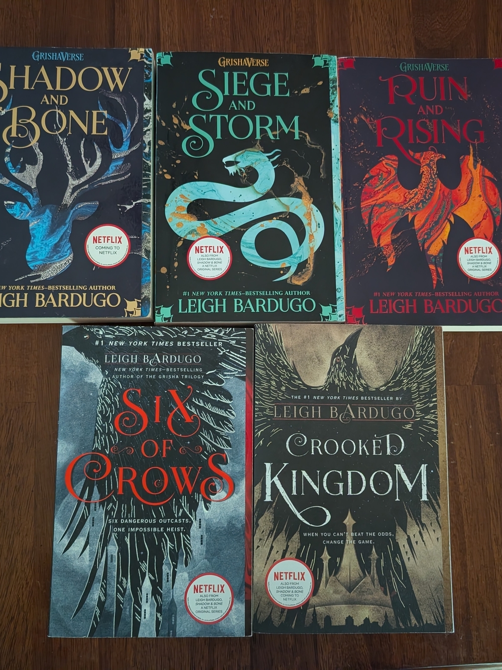 Grishaverse Shadow And Bone trilogy And Six Of Crows Duology LEIGH BARDUGO LOT